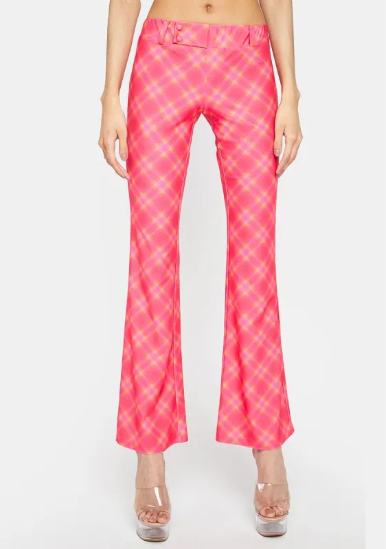 Prep Obsessed Flared Pants sold by Dolls Kill