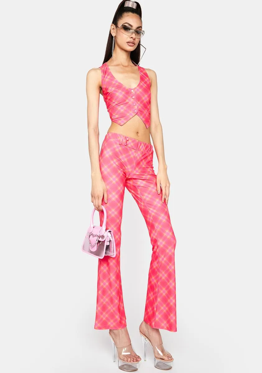 Prep Obsessed Flared Pants sold by Dolls Kill product image thumbnail 2