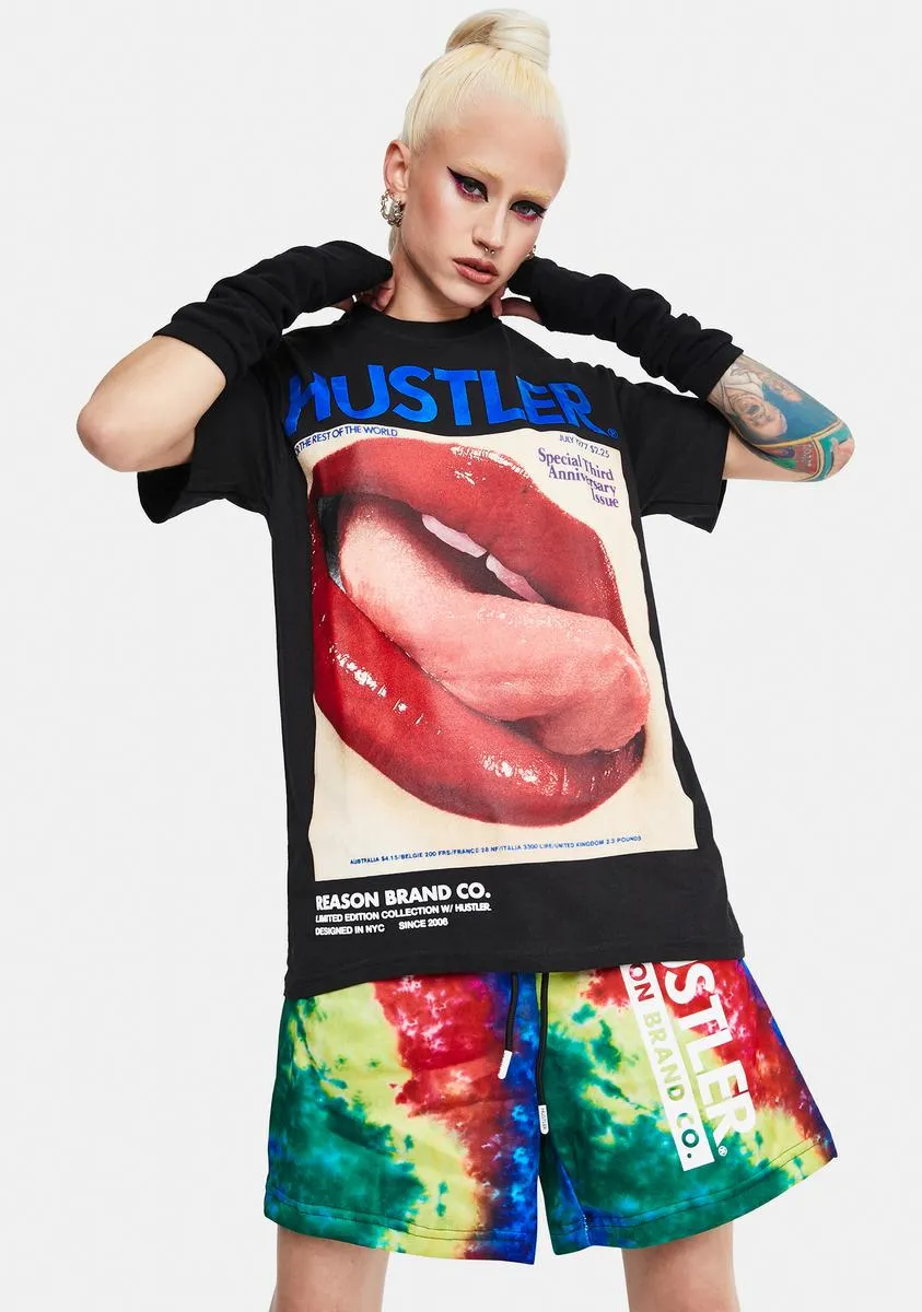 X Hustler Lick Tee sold by Dolls Kill