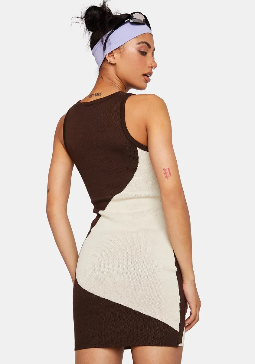 Wavy Knit Mini Dress sold by Dolls Kill product image thumbnail 4