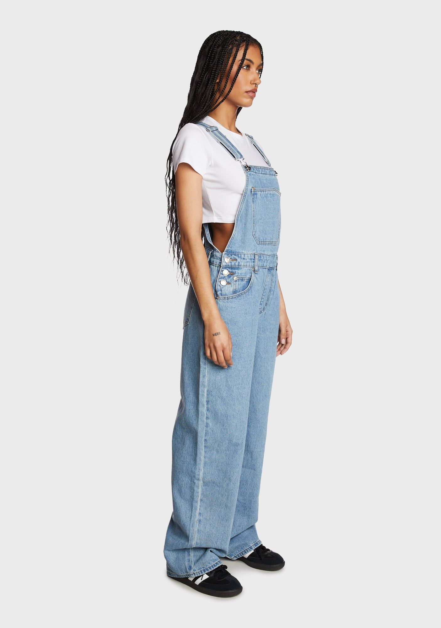 Maeve Denim Overalls sold by Dolls Kill product image thumbnail 3