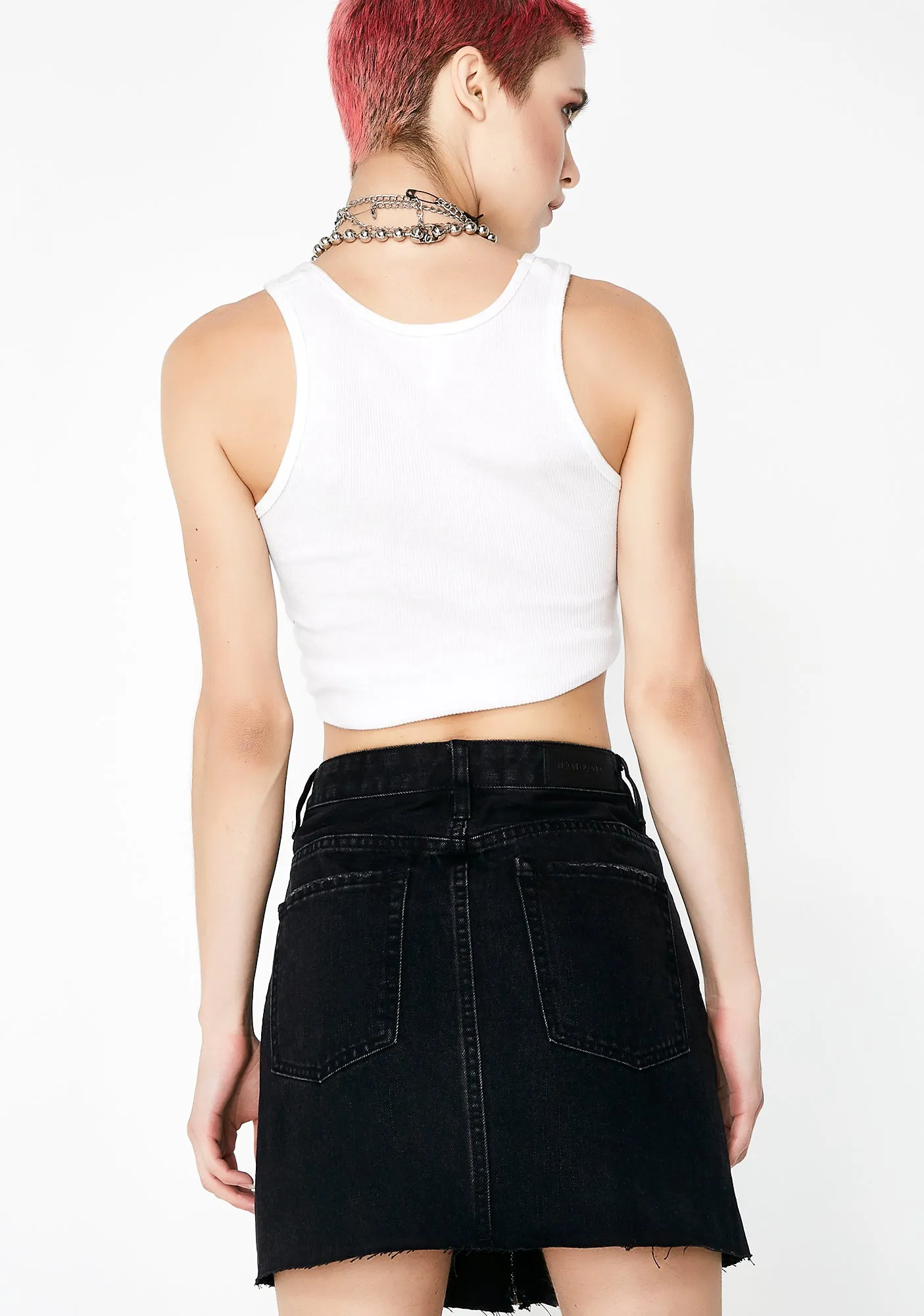 Chaser Zip Skirt sold by Dolls Kill product image thumbnail 4