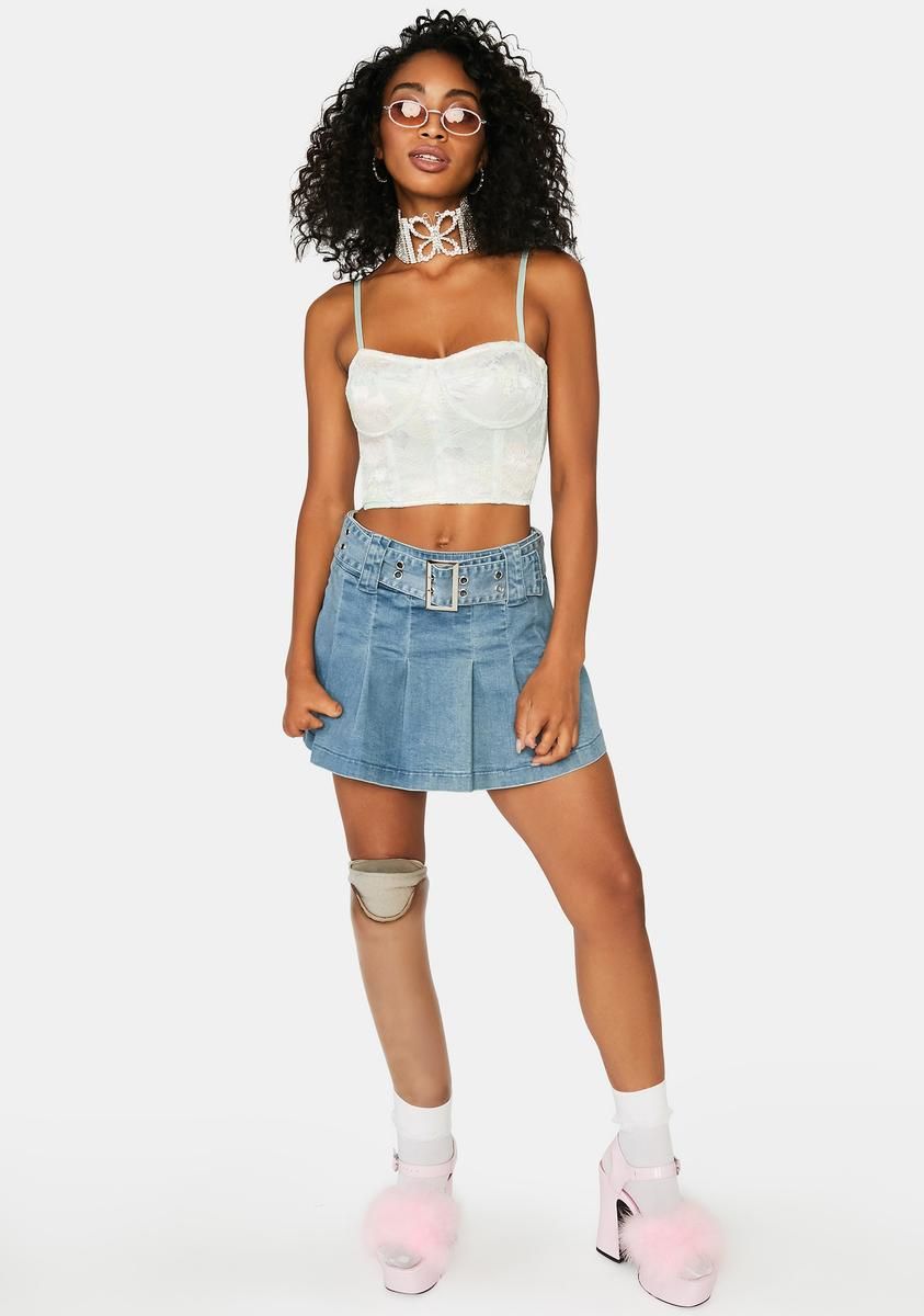 Secret Bloom Lace Bustier sold by Dolls Kill product image thumbnail 3