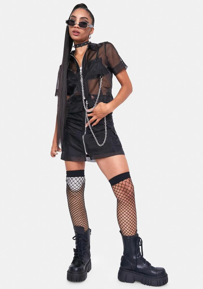 Dropout Skirt sold by Dolls Kill product image thumbnail 3