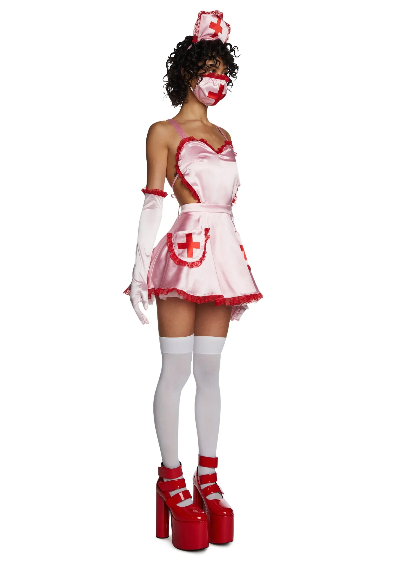 Pulse Is Racing Nurse Costume sold by Dolls Kill product image thumbnail 4