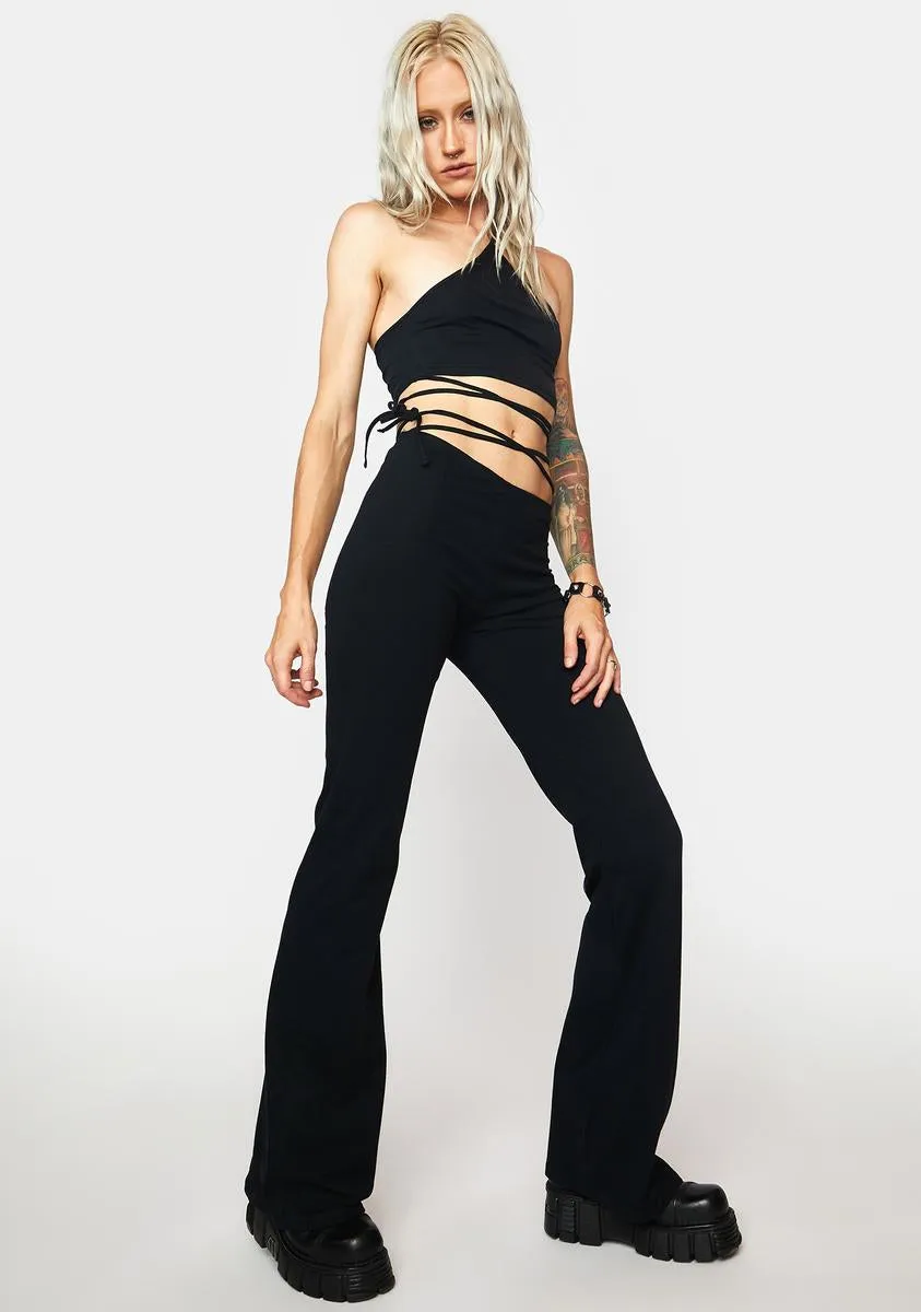 Eda Flare Trousers sold by Dolls Kill product image thumbnail 3