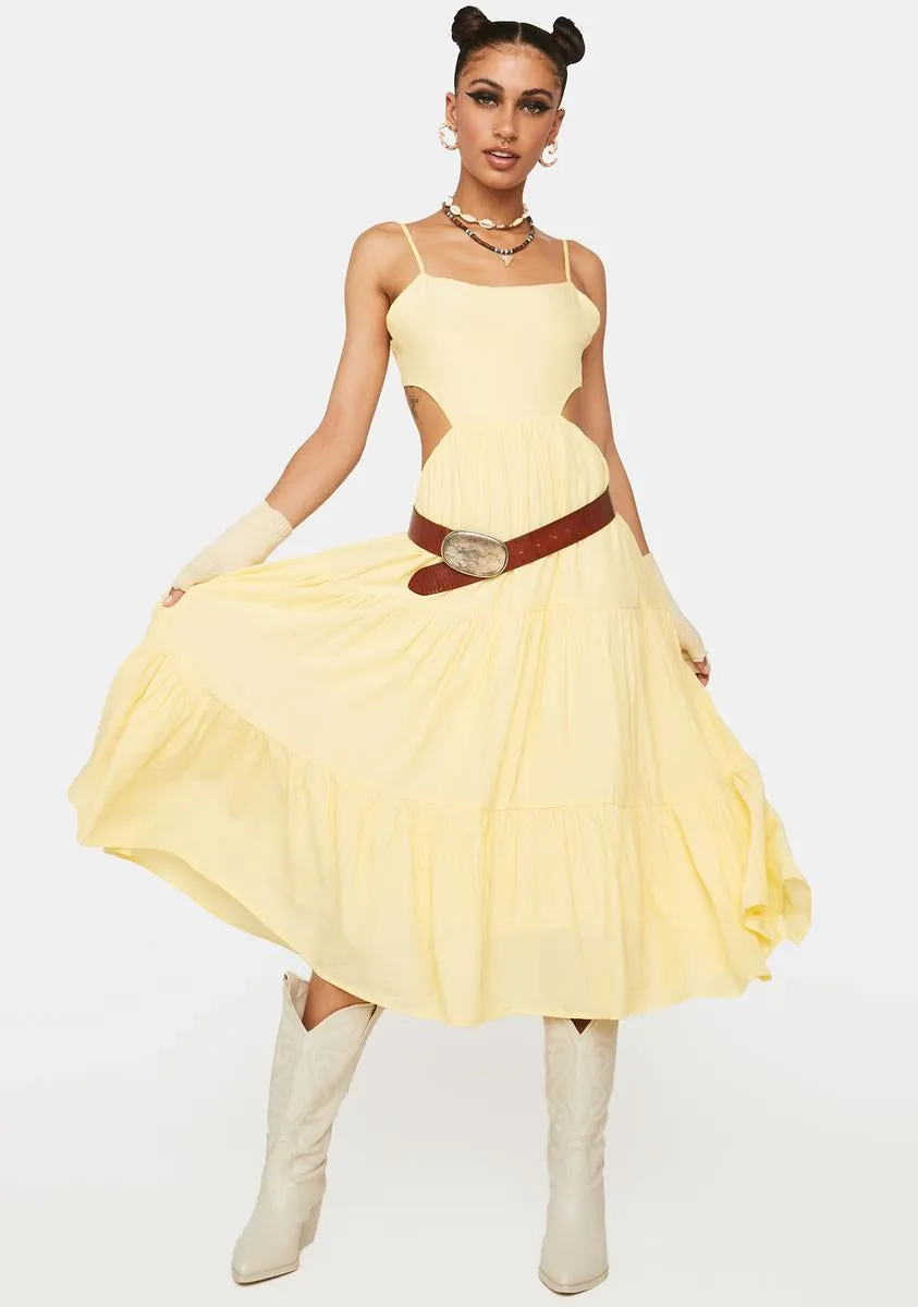 Chase The Wind Cut-Out Maxi Dress sold by Dolls Kill product image thumbnail 2