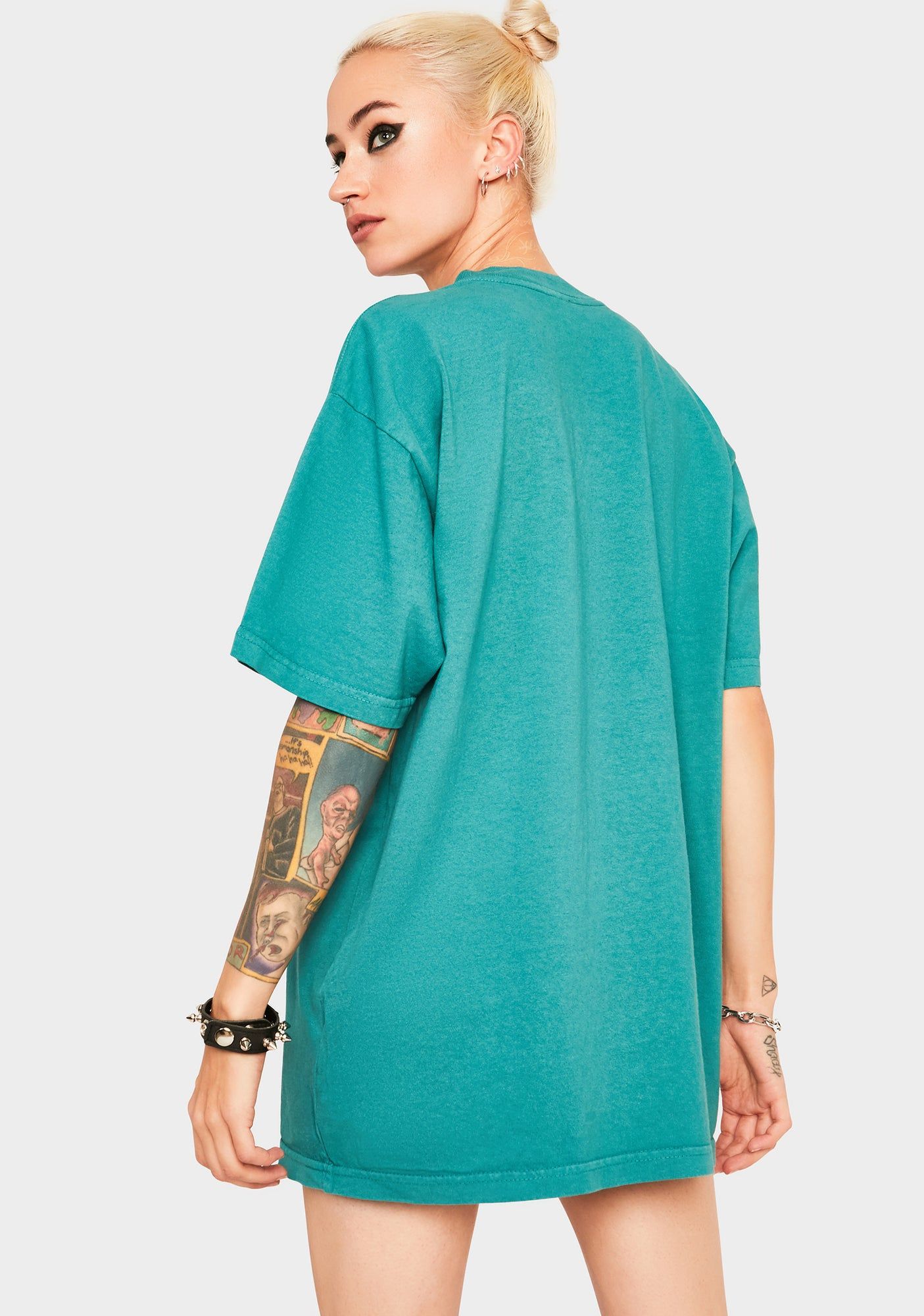 Eucalyptus Academic 3 Heavyweight Classic Tee sold by Dolls Kill product image thumbnail 4