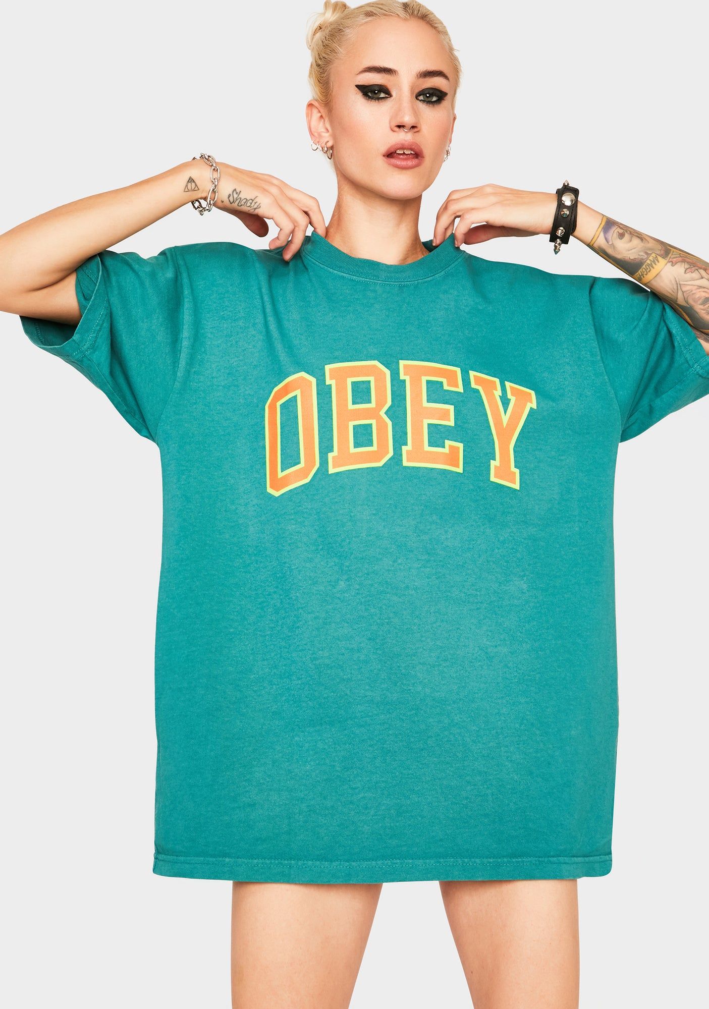 Eucalyptus Academic 3 Heavyweight Classic Tee sold by Dolls Kill