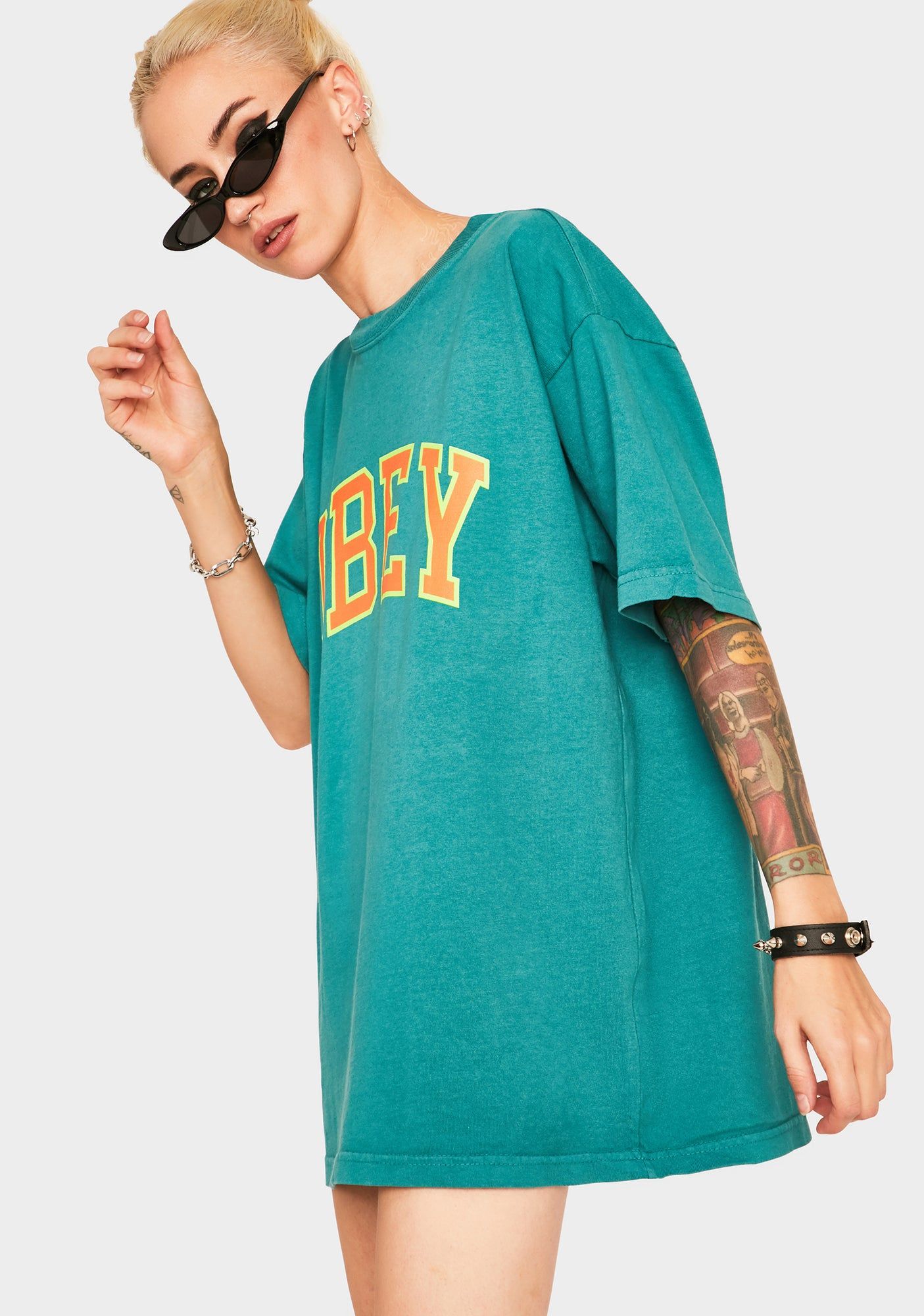 Eucalyptus Academic 3 Heavyweight Classic Tee sold by Dolls Kill product image thumbnail 2
