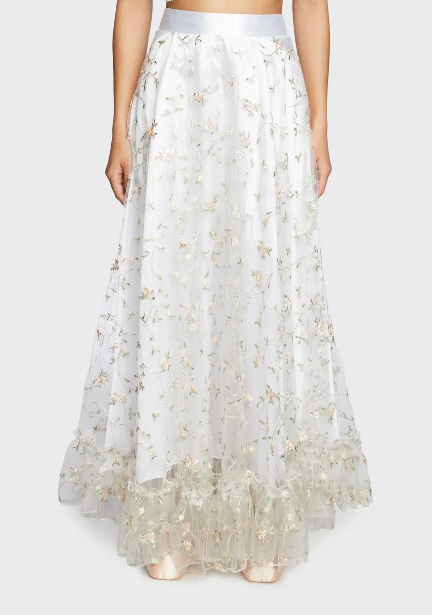 Something To Believe In Maxi Skirt sold by Dolls Kill