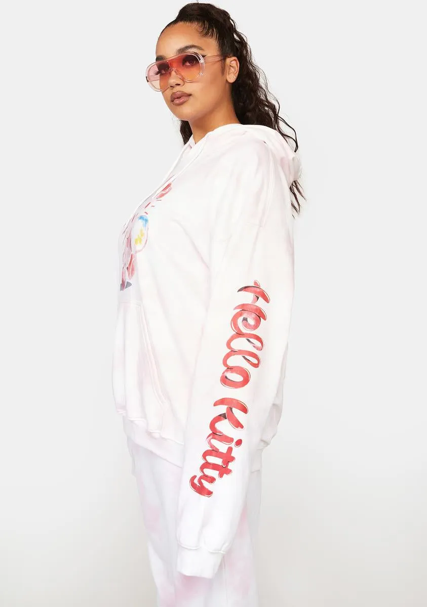 Plus Hello Kitty Bubble Tie Dye Hoodie sold by Dolls Kill product image thumbnail 2
