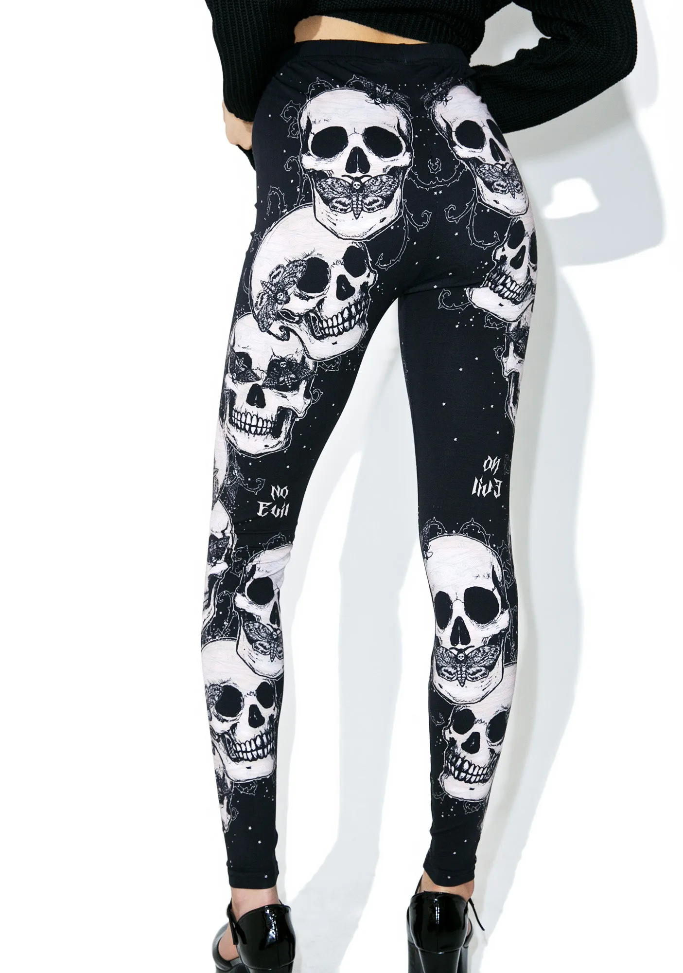 Bone Goddess Printed Leggings sold by Dolls Kill product image thumbnail 4