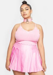 Plus Pretty Real Is Rare Skirt Set sold by Dolls Kill