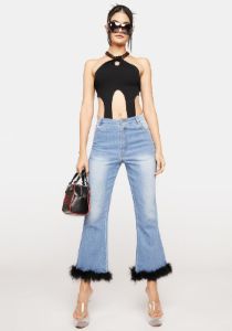 Witch Say What You Will Halter Bodysuit sold by Dolls Kill