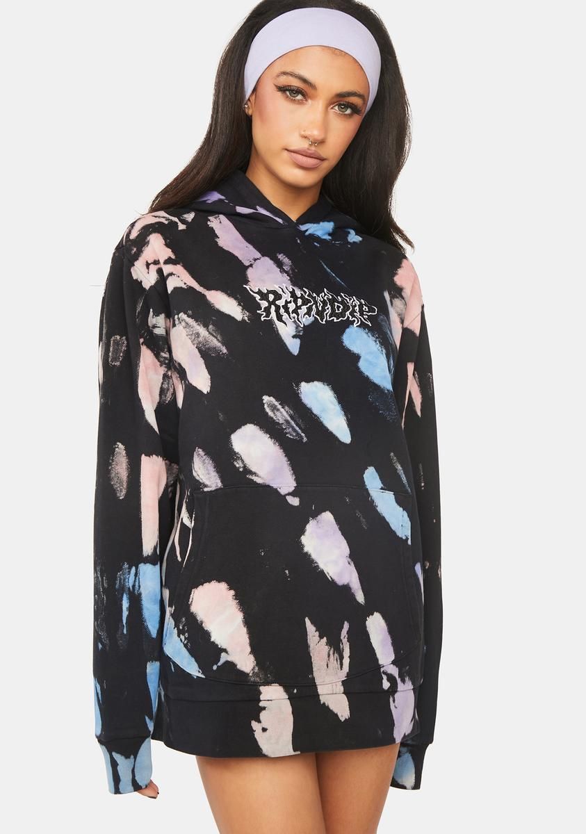 Blaze Tie Dye Hoodie sold by Dolls Kill