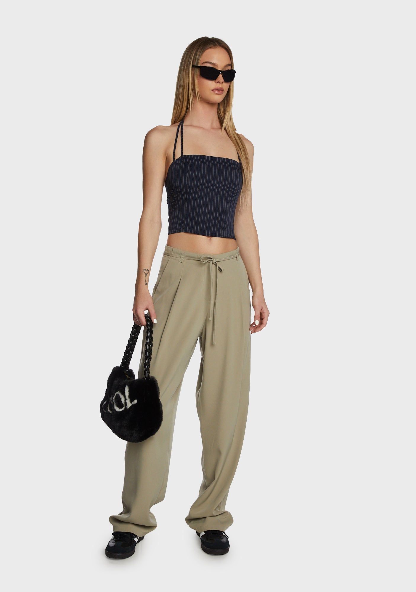 Sabria Wide Leg Trousers sold by Dolls Kill product image thumbnail 4