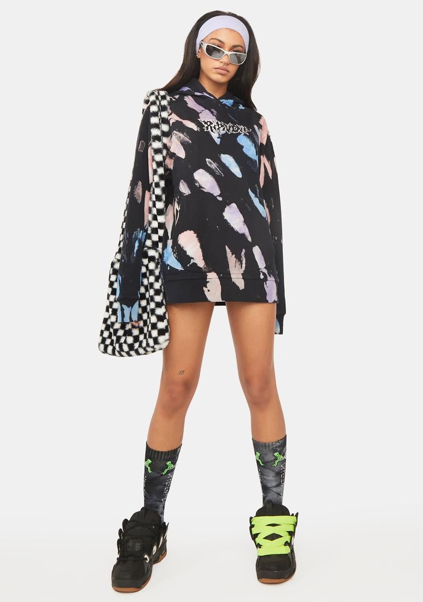 Blaze Tie Dye Hoodie sold by Dolls Kill product image thumbnail 3