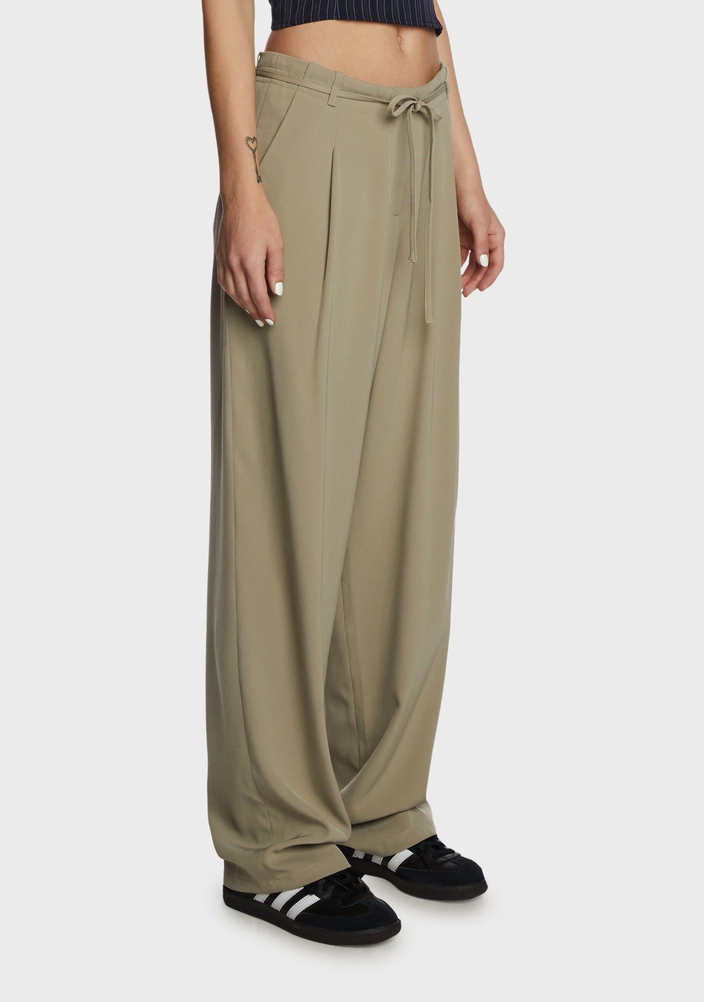 Sabria Wide Leg Trousers sold by Dolls Kill product image thumbnail 3