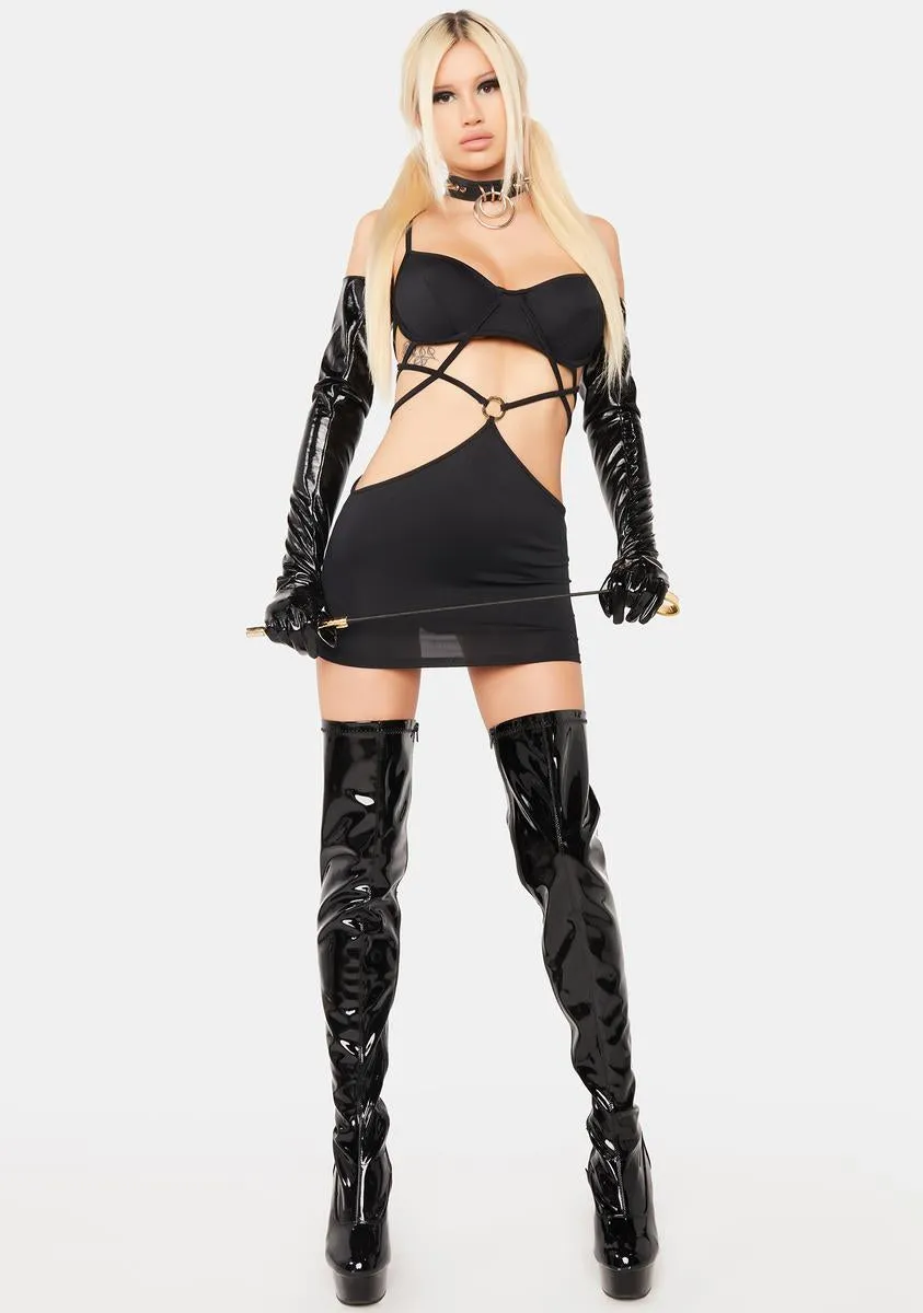 Hot Status Cut-Out Dress sold by Dolls Kill product image thumbnail 3