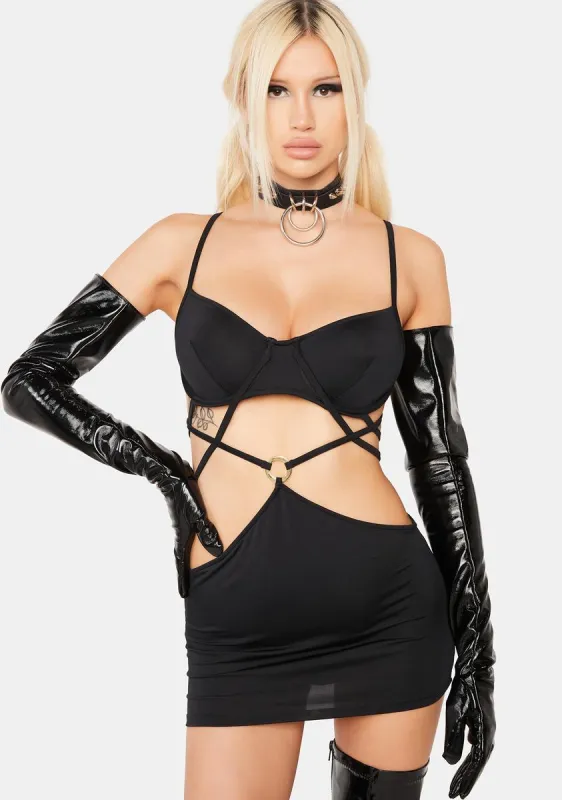 Hot Status Cut-Out Dress sold by Dolls Kill