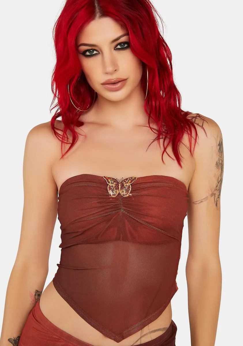 Nyx Mesh Top sold by Dolls Kill