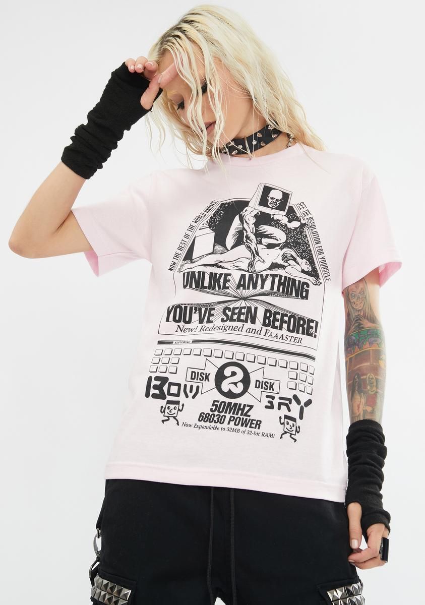 50MHZ Short Sleeve Tee sold by Dolls Kill