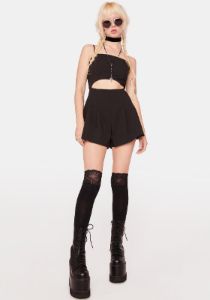 Two Steps Forward Romper sold by Dolls Kill