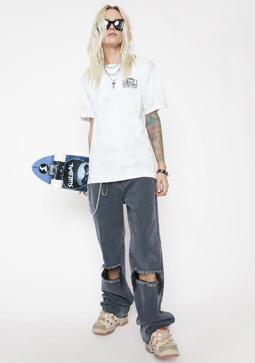 Strength Tie Dye Graphic Tee sold by Dolls Kill product image thumbnail 3