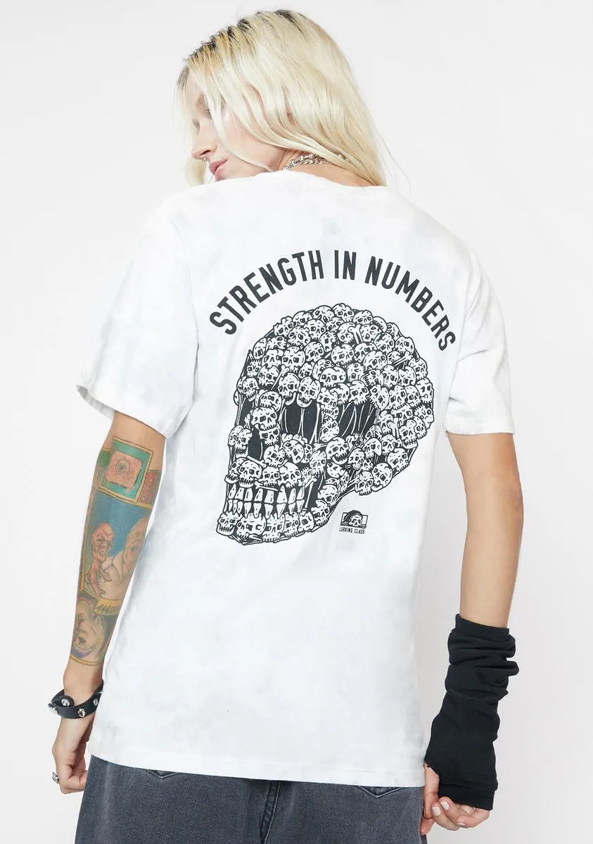 Strength Tie Dye Graphic Tee sold by Dolls Kill