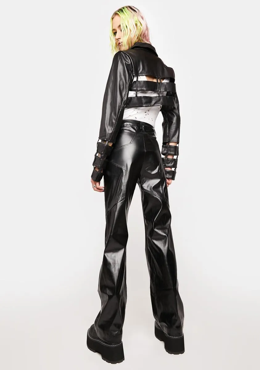 Night Just So You Wide Leg Pants sold by Dolls Kill product image thumbnail 4