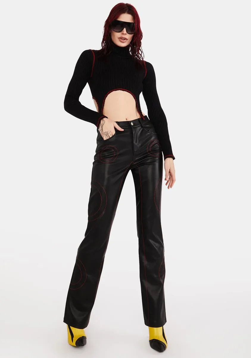 Kalki Vegan Leather Pants sold by Dolls Kill product image thumbnail 2