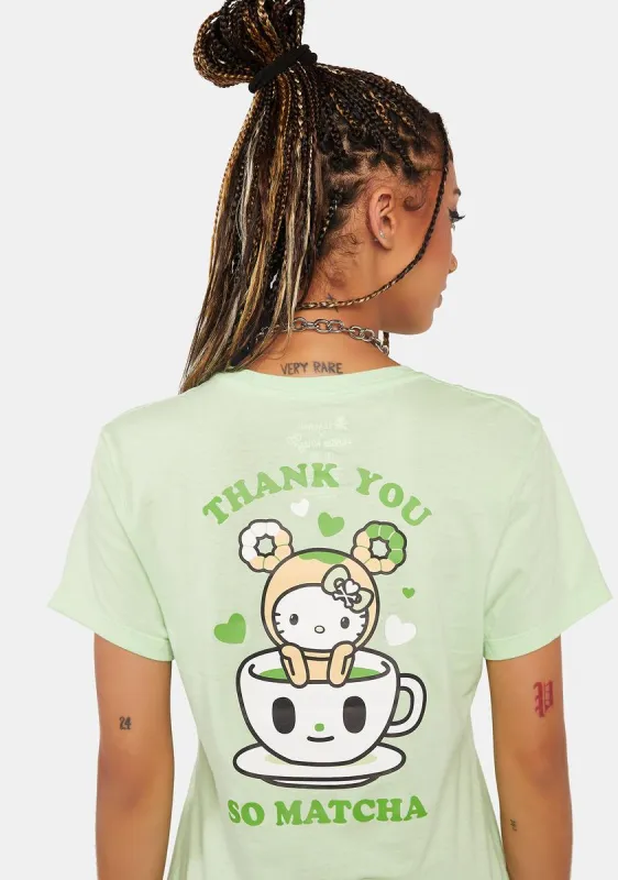 x Hello Kitty Mochi Matcha Kitty Tee sold by Dolls Kill