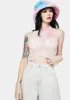 Kandy Crushin Mesh Crop Top sold by Dolls Kill