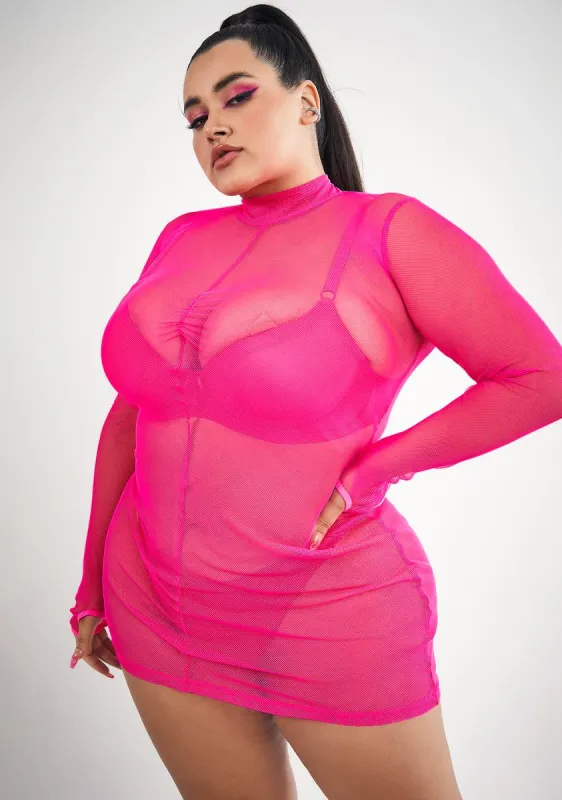 So Addicted To The Game Mesh Dress sold by Dolls Kill