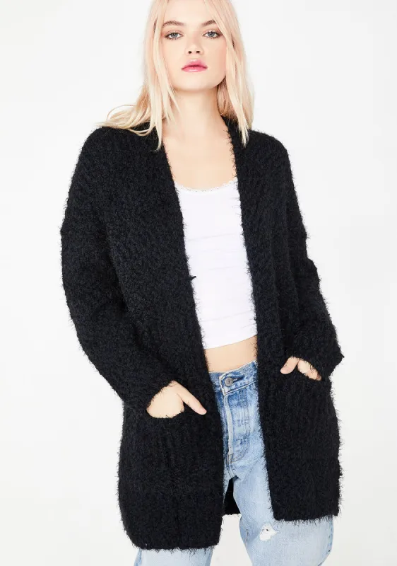 Sweet Lullaby Fuzzy Cardigan sold by Dolls Kill