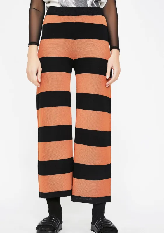 On The Horizon Stripe Culottes sold by Dolls Kill