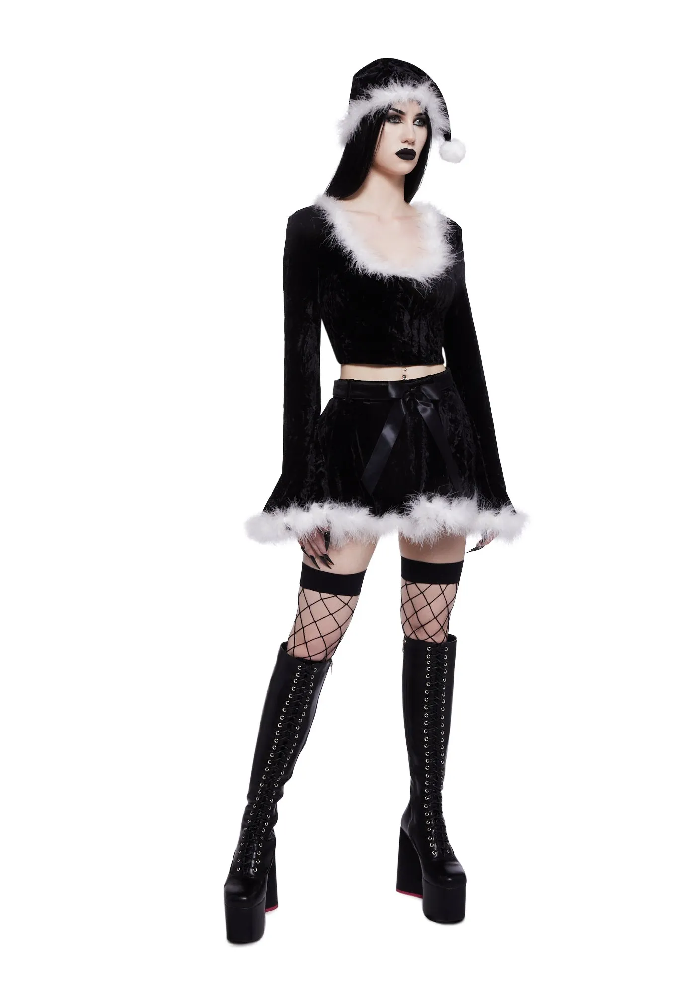 Naughty Little Helper Costume Set sold by Dolls Kill product image thumbnail 3