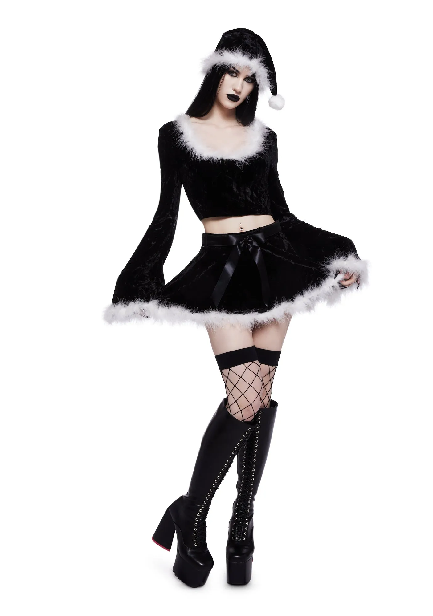 Naughty Little Helper Costume Set sold by Dolls Kill product image thumbnail 2