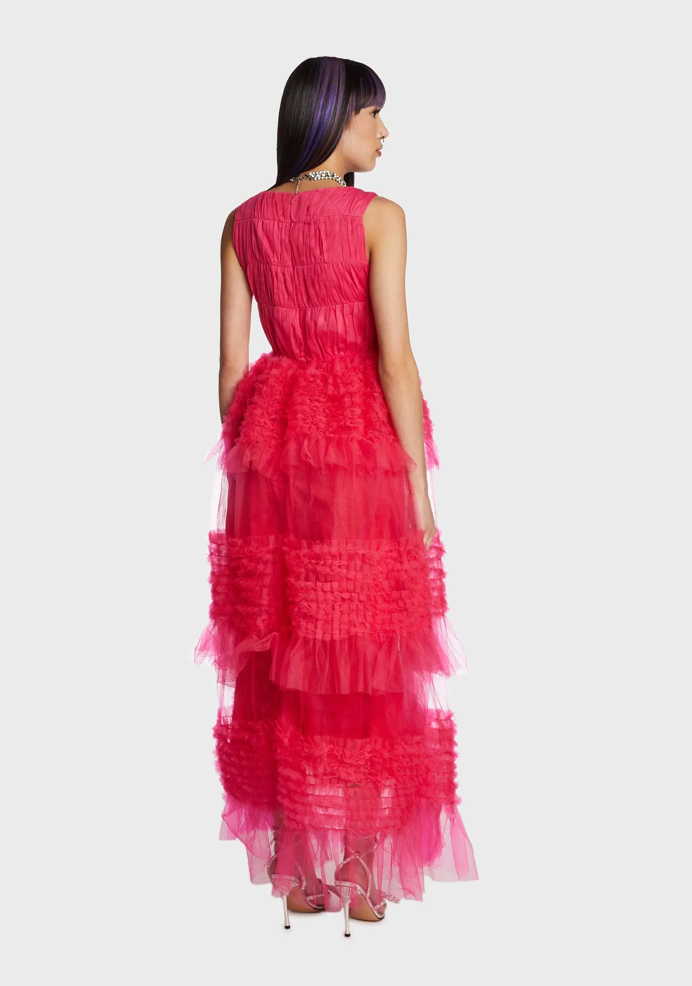 Honor Ruffle Mesh Dress sold by Dolls Kill product image thumbnail 5