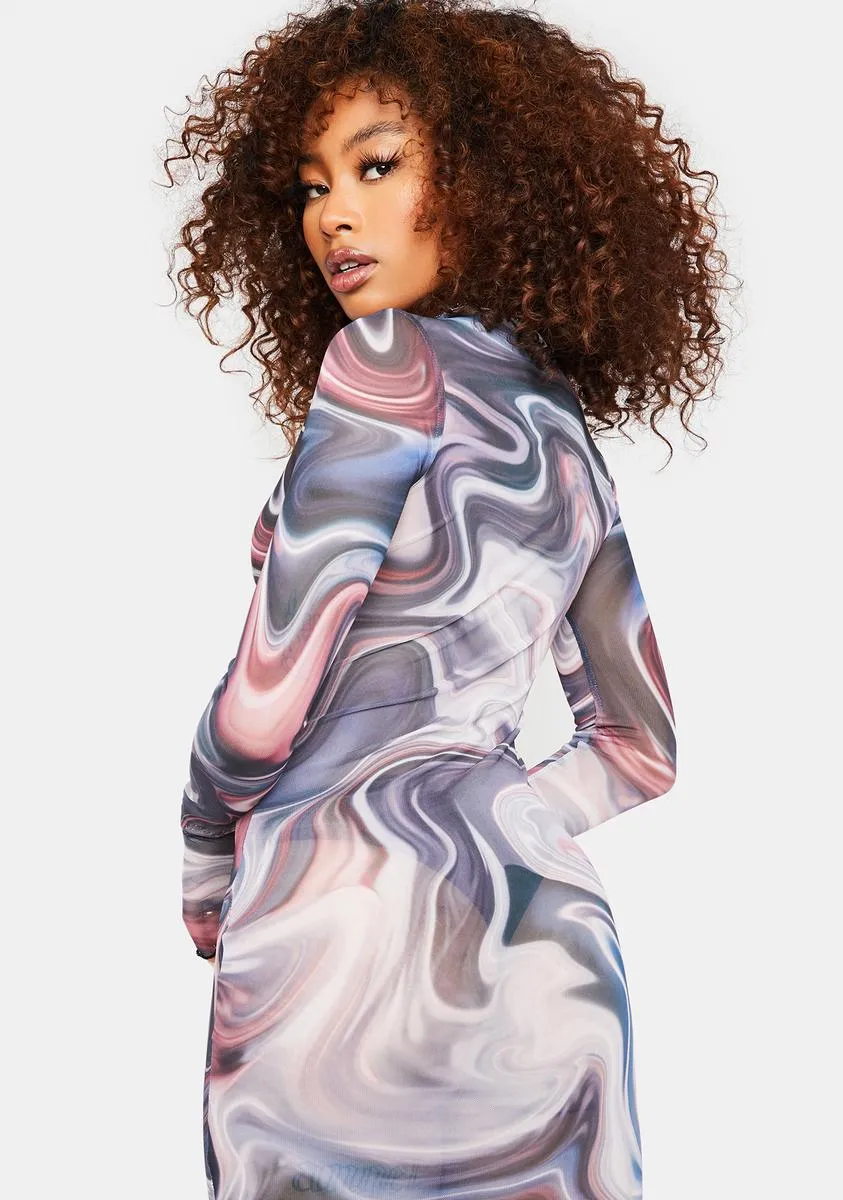 Good Times Come Midi Dress sold by Dolls Kill product image thumbnail 4