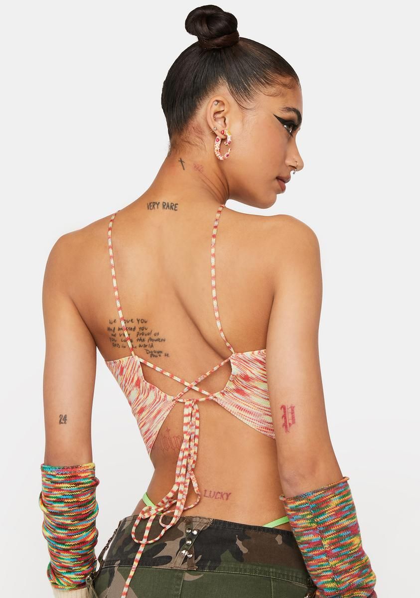 Sit And Chat Halter Top sold by Dolls Kill product image thumbnail 4