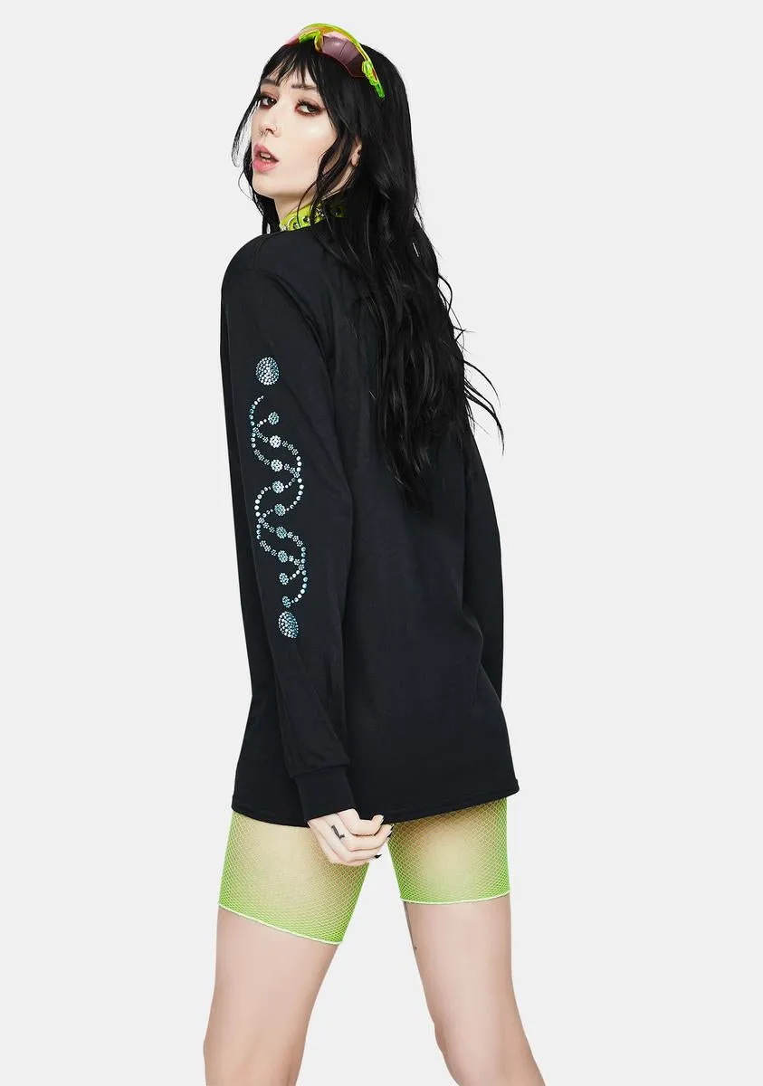 Orbital Rhinestone Long Sleeve sold by Dolls Kill product image thumbnail 4