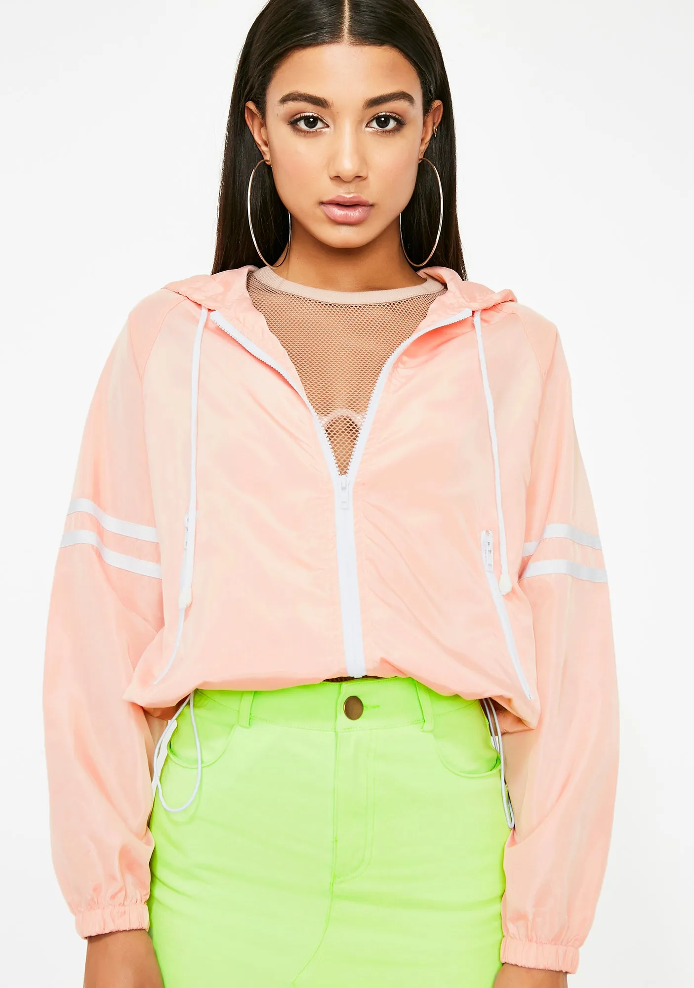 No Plans Windbreaker Jacket sold by Dolls Kill product image thumbnail 3
