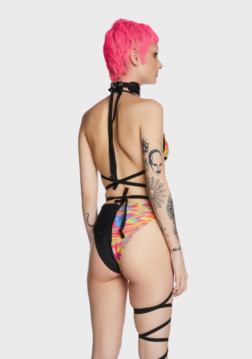 All The Glow Cage Chain Top sold by Dolls Kill product image thumbnail 4