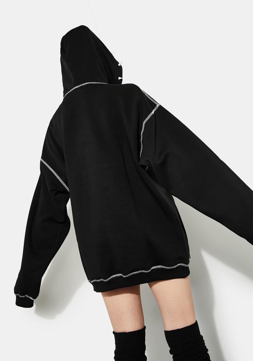 Forsaken Soul Spiked Hoodie sold by Dolls Kill product image thumbnail 4