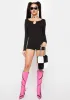 A Life Together Long Sleeve Romper sold by Dolls Kill