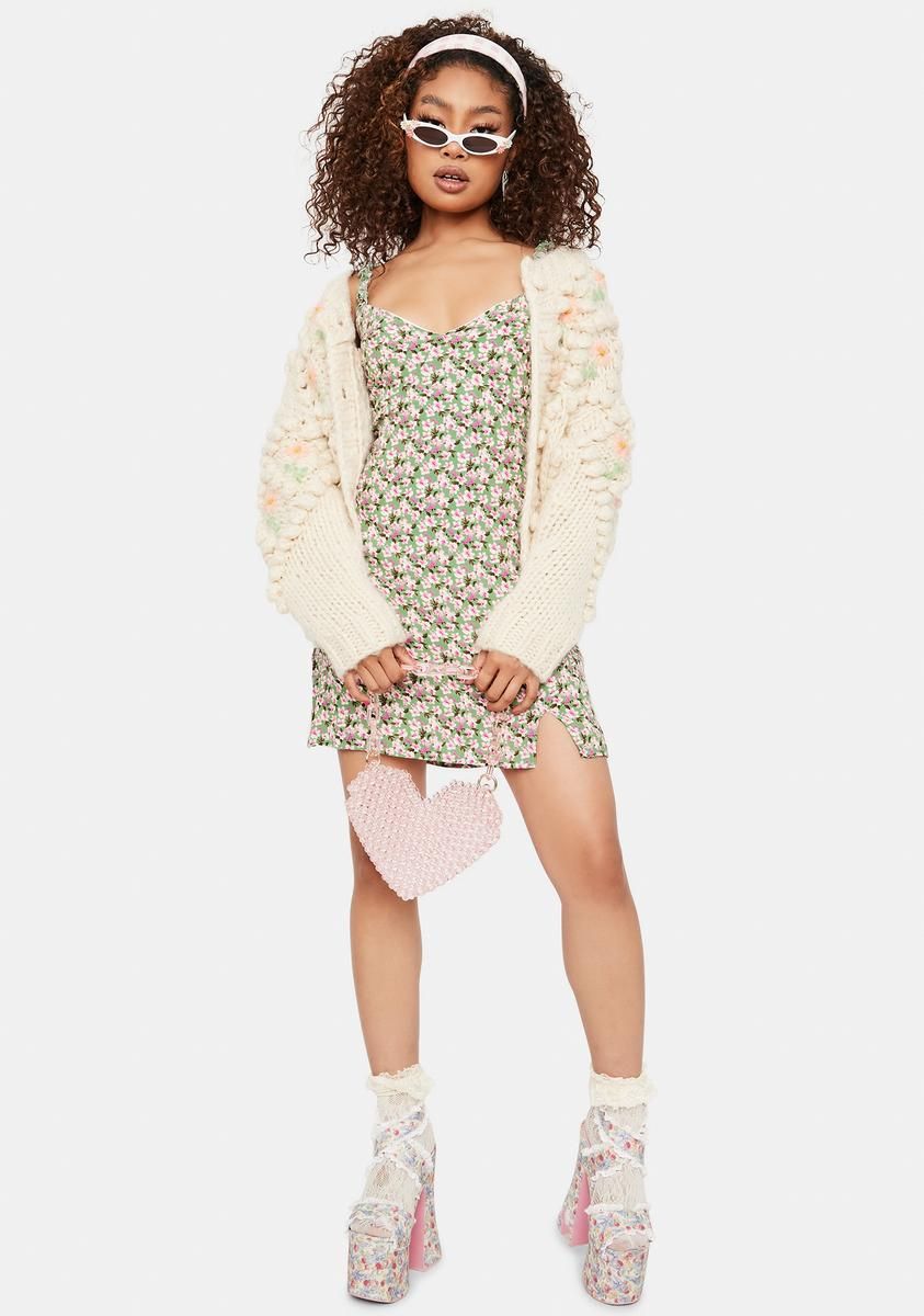You Got It All Floral Mini Dress sold by Dolls Kill product image thumbnail 3