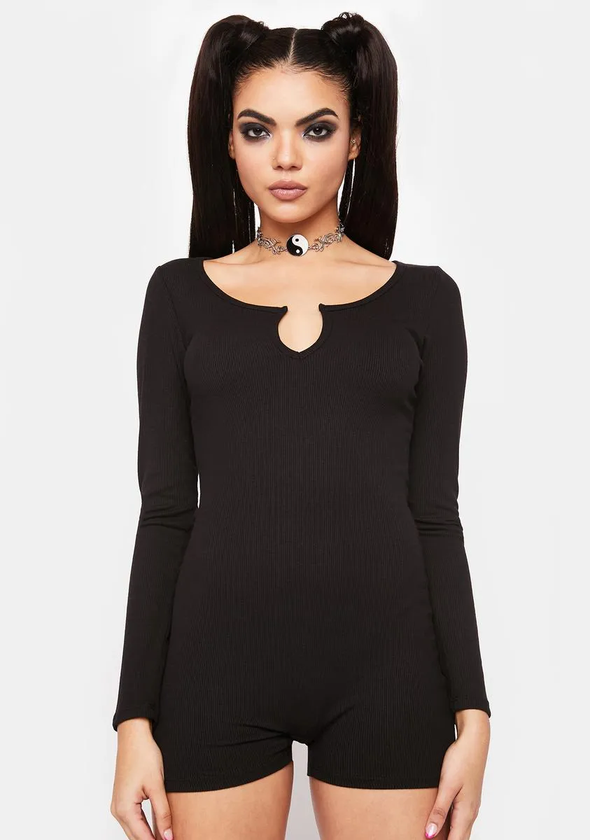 A Life Together Long Sleeve Romper sold by Dolls Kill