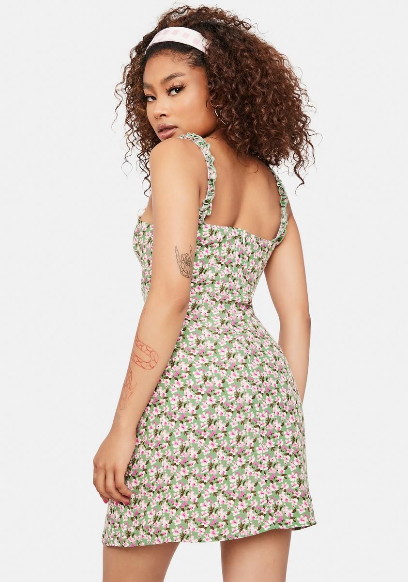 You Got It All Floral Mini Dress sold by Dolls Kill product image thumbnail 4